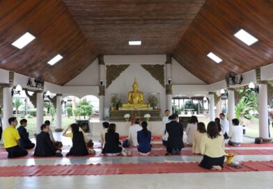 สักการะพระพุทธยานและศาลประจำมหาวิทยาลัยราชภัฏเลย