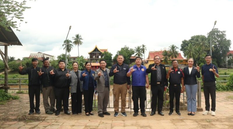 คณะวิทยาการจัดการ มรภ.เลย ให้บริการวิชาการเชิงยุทธศาสตร์ อาจารย์ร่วมเป็นที่ปรึกษาจัดทำข้อมูลขอเปิดจุดผ่อนปรนการค้าบ้านหนองผือ